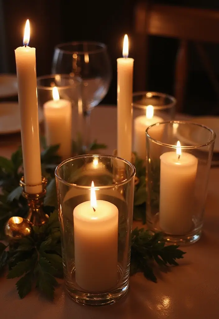 30+ Glass Candle Holder Decor Ideas That Feel Warm and Cozy 70 30+ Glass Candle Holder Decor Ideas That Feel Warm and Cozy - 22. Glass Tube Candle Holders