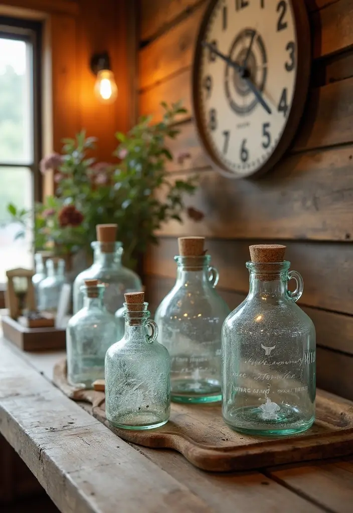 30 Wedding Decor Ideas Featuring Glass Jugs and Fairy Lights 73 30 Wedding Decor Ideas Featuring Glass Jugs and Fairy Lights - 27. Glass Jugs for Memory Jars